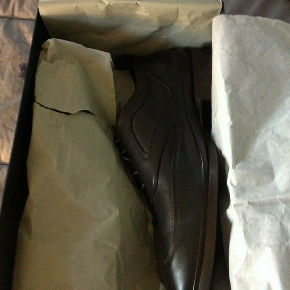 Cole Haan Men's Washington Grand Dark Gray Leather Oxford Dress Shoes 11.5M NIB - Picture 6 of 9